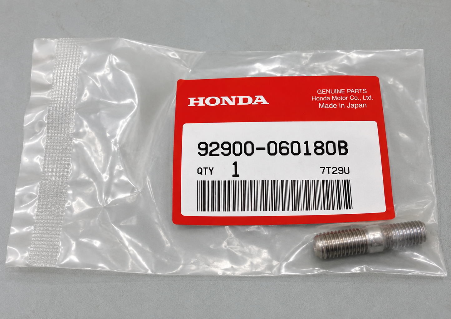 Honda - Stud Bolt (6x18) | Genuine Honda 92900-06018-0B  | 92900-06018-08