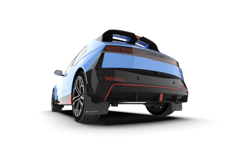 Rally Armor 25-26 Hyundai Ioniq 5 N Black Mud Flap w/Light Blue Logo