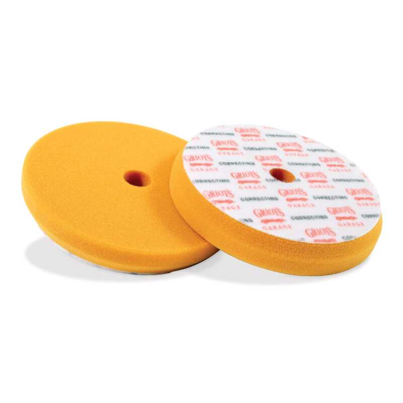 Griots Garage Orange Correcting Foam Pad 6.5in - Set of 2 - Single