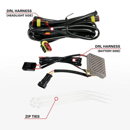 ANZO 19-21 GMC Sierra 1500 LED Projector Headlight w/Switchback+Sequential - Black