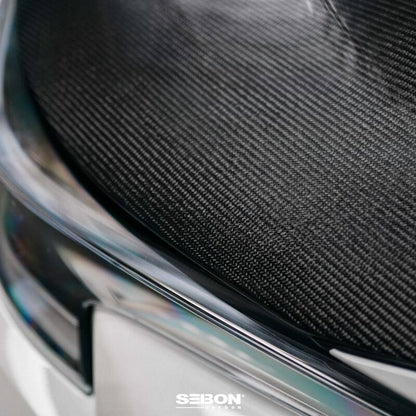 Seibon 2023 Toyota GR Corolla OE-Style Carbon Fiber Hood - Gloss Finish