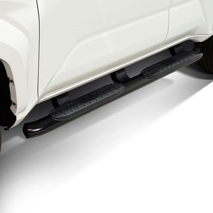 Westin 25-26 Toyota 4Runner PRO TRAXX 4 Oval Nerf Step Bars - Semi-Gloss Black
