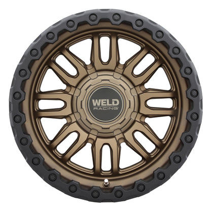 Weld Off-Road Swift 17x9in - 8x170 BP - ET-12 - 125.1mm CB - Satin Bronze Wheel & Black Ring