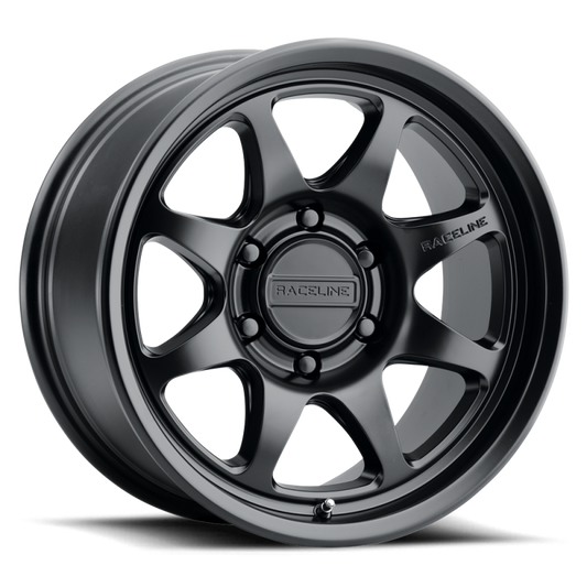 Raceline 962B Maverick 17x8.5in / 5x127 BP / 0mm Offset / 78.1mm Bore - Satin Black