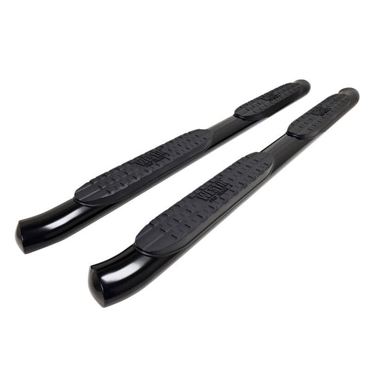 Westin 25-26 Toyota 4Runner PRO TRAXX 4 Oval Nerf Step Bars - Semi-Gloss Black