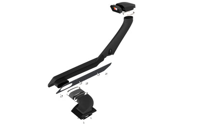 K&N 21-23 Ford Bronco 2.3L/2.7L Elevated Intake Kit (Snorkel)