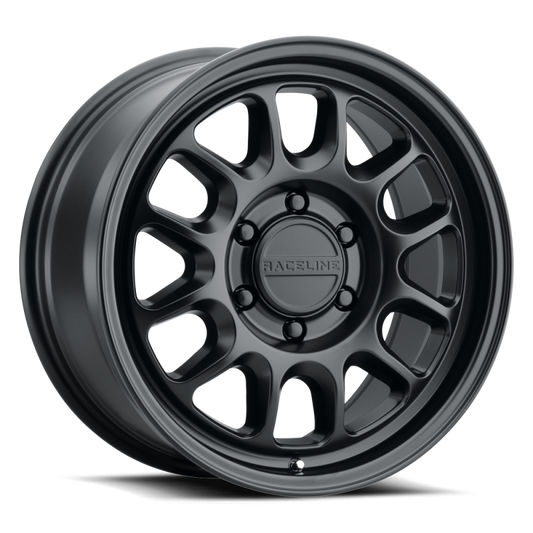 Raceline 958B Rogue 20x9in / 8X170 BP / 0mm Offset / 130.81mm Bore - Satin Black