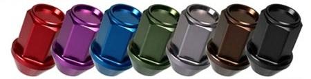 Project Kics 12X1.25 Black Leggdura Racing Lug Nuts (Laser Logo) - 20 PCS