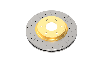 DBA 97-04 Corvette C5/C6 Front Drilled & Slotted Street Series Rotor