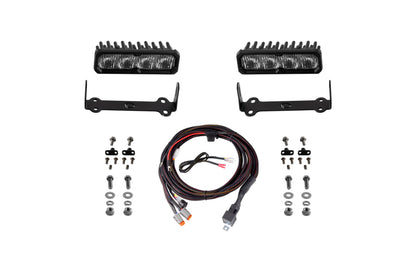 Diode Dynamics 2014-2024 Toyota 4Runner SS6 Pro LED Kit White Fog 6000K