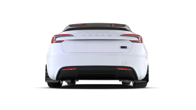 Rally Armor 24-25 Tesla Model 3 Highland Black UR Mud Flap Red Logo