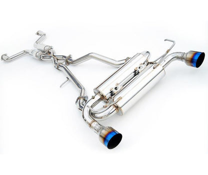 Invidia 03-08 Infiniti FX35/45 Gemini Single Layer Titanium Tip Cat-back Exhaust