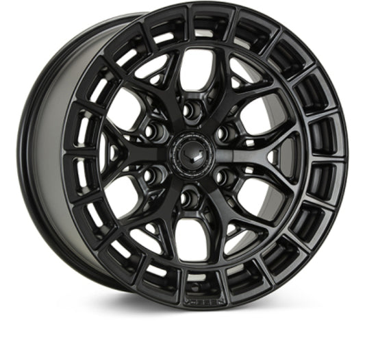 Vossen HFX-1 18x9 - 8x170 - ET18 - Deep Face - 125.1 - Satin Black Wheel