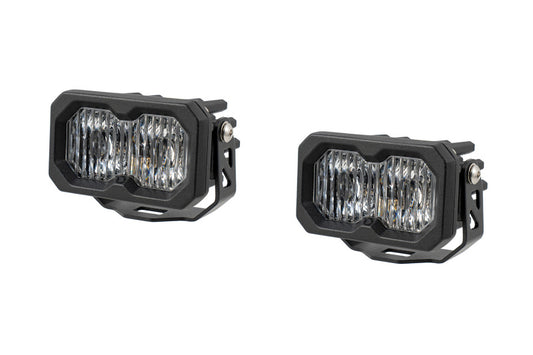Diode Dynamics C2 2.0 Pro White SAE Fog/Wide Standard ABL (pair)