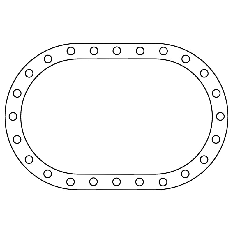 Cometic Fuel Cell .062in Fiber Filler Gasket - 24 Bolt - Oval