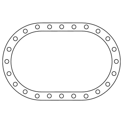 Cometic Fuel Cell .062in Fiber Filler Gasket - 24 Bolt - Oval