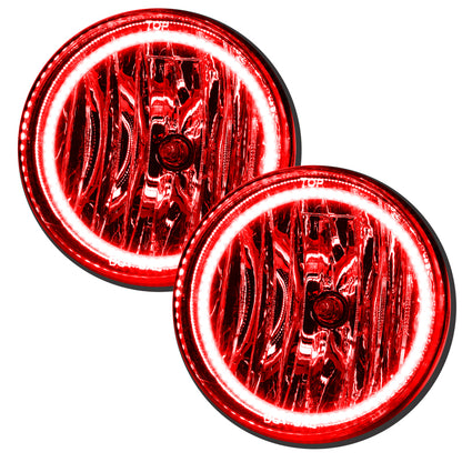 Oracle 08-13 GMC Sierra LED Fog Light Halo Kit - Red