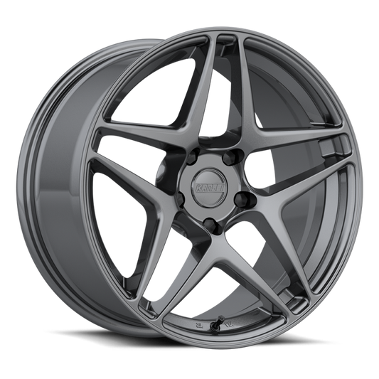 Kansei K15G Astro 19x10.5in / 5x114.3 BP / 12mm Offset / 73.1mm Bore - Gunmetal Wheel