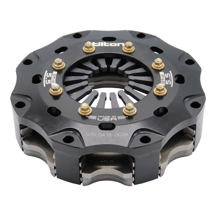 Tilton Racing - CLUTCH, METAL, 5.5", 3 PL, HR, ORANGE, POT