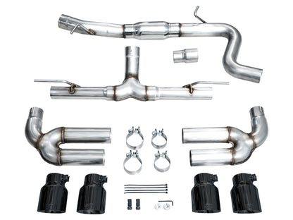 AWE Tuning 22-24 Audi 8Y S3 Track Edition Exhaust - Diamond Black Tips