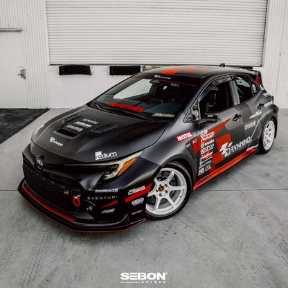 Seibon 2023 Toyota GR Corolla VS-Style Dry Carbon Hood  - Gloss Finish