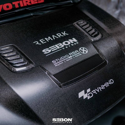 Seibon 2023 Toyota GR Corolla VS-Style Dry Carbon Hood  - Gloss Finish