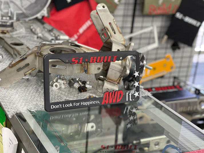 S1 Built - License Plate Frames - Plastic