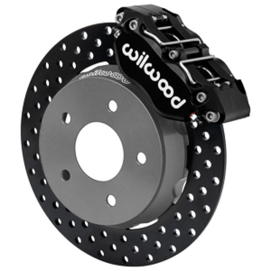 Wilwood 22-23 Polaris RZR Turbo Dynapro 4R Front Brake Kit w/ 11.25in Drilled Rotors - Black