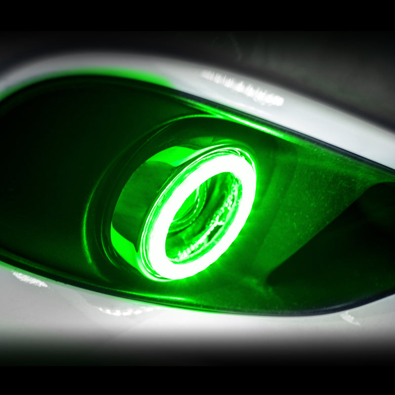 Oracle 07-14 GMC Yukon Surface Mount LED Fog Light Halo Kit - Green