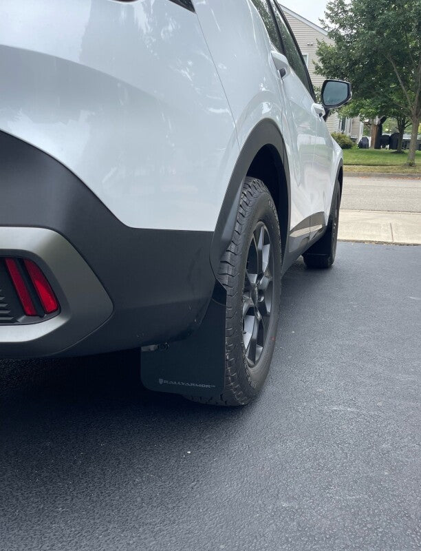 Rally Armor 23-26 Kia Sportage Black UR Mud Flap w/ Metallic Black Logo