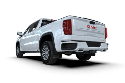 Rally Armor 19-25 GMC Sierra 1500 AT4 Black UR Mud Flap w/ White Logo