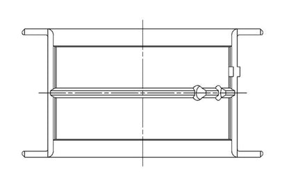 ACL Chevrolet V8 265-283-302-327 Race Series Engine Crankshaft Main Bearing Set