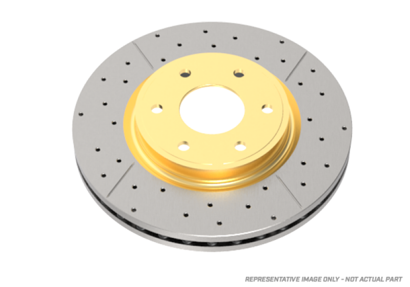 DBA 97-04 Corvette C5/C6 Front Drilled & Slotted Street Series Rotor
