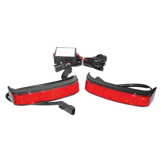Letric Lighting Stiletto Saddlebag Lights Black