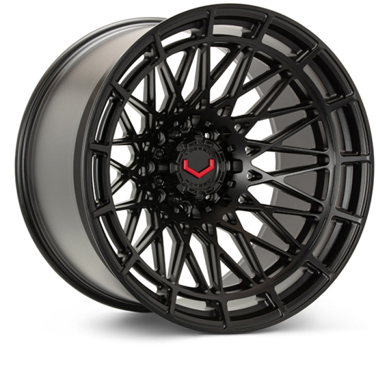 Vossen LCX-03 22x12 - 8x180 - ET44 - Ultra Deep - 124.3 - Satin Black Wheel