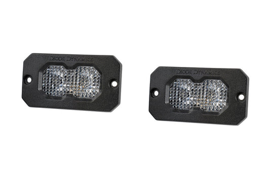 Diode Dynamics C2 2.0 Max White Flood Flush RBL (Pair)
