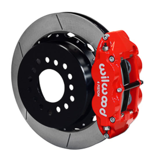 Wilwood Narrow Superlite 4R Rear Kit 14in GT Vented Rotors Red G-Body W/ 2.62in Axle Offset