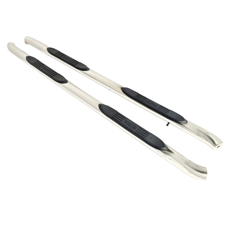 Westin 2024 Tacoma Double Cab E-Series 3 Nerf Step Bars - Stainless Steel