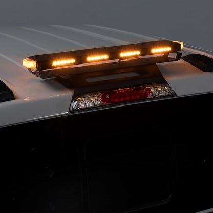 Putco 24In Universal 24In Tri Color Hornet Light (Amber/Blue/White) - LED Stealth Rooftop Strobe Bar