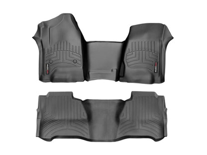 WeatherTech 2018 Volkswagen Atlas Front + Rear FloorLiner - Black