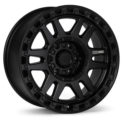 Enkei Trail-Tracker 18x9 / 6x139.7 BP / ET42 / 106.1mm Bore - Matte Black Wheel