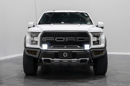 Diode Dynamics 17-20 Ford Raptor SS5 Bumper LED Pod Light Kit - Pro White Driving