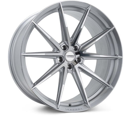 Vossen HFX-2 23x10.5 - 5x130 - ET25 - Mid - 84.1 - Silver Polished Wheel