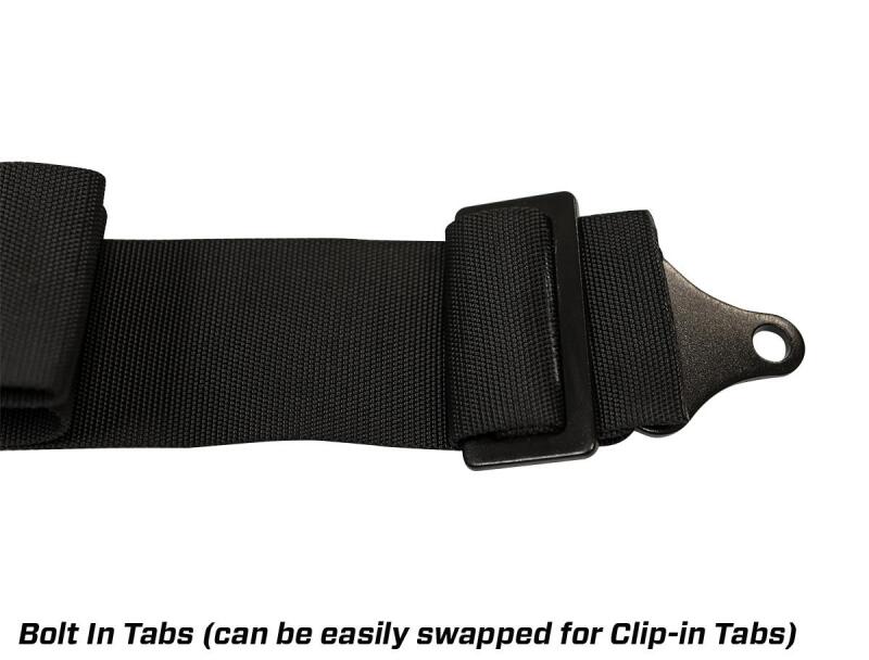 PRP 5.2 Cam-Lock Harness w/ Ratchet Lap Belt - Black