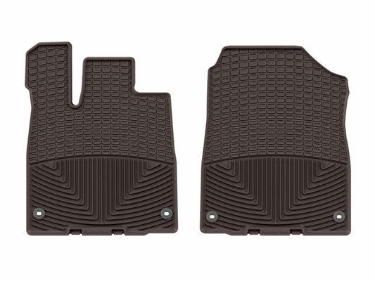 WeatherTech 22-26 Acura MDX 1st Row Front All-Weather Floor Mats - Cocoa