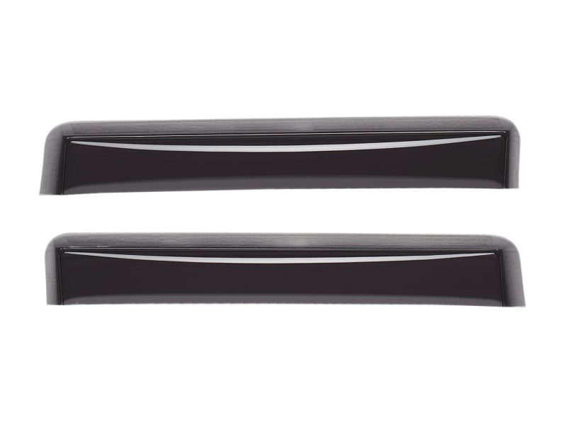 WeatherTech 99-07 Ford Super Duty Super Crew Rear Side Window Deflectors - Dark Smoke