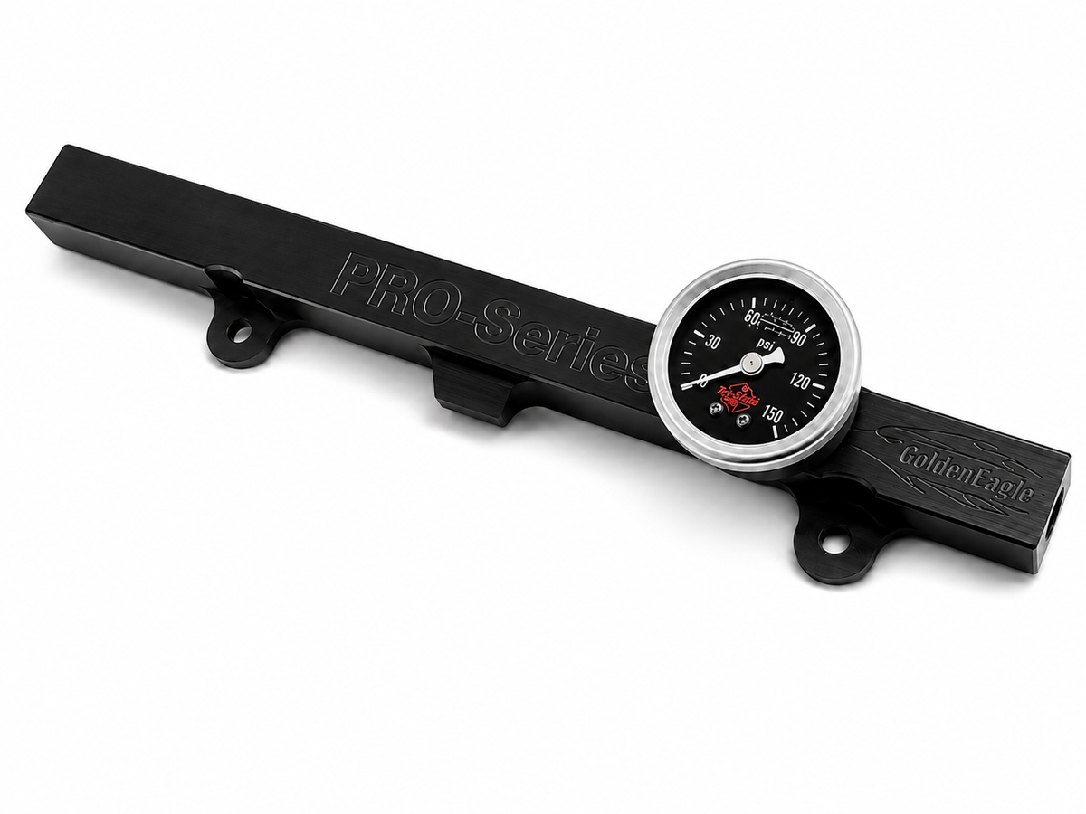 TSM Race - Black Fuel Pressure Gauge 0-150PSI