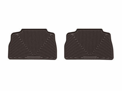 WeatherTech 24-26 BMW X6 Competition 2nd Row Rear All-Weather Floor Mats - Cocoa