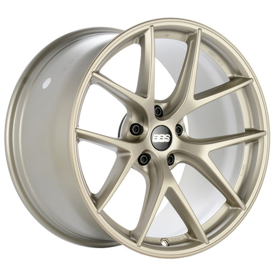 BBS Unlimited CI-R 19x9 ET33 (Face 2) Satin White-Gold Wheel