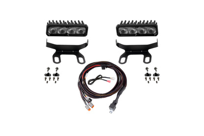 Diode Dynamics 2013-2018 Ram 1500 Ram Standard SS6 Sport LED Kit White Fog 6000K